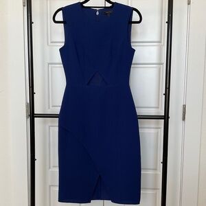 BCBGMAXAZRIA Royal Blue ‘ANABELL’ Cutout Evening Dress, size 2